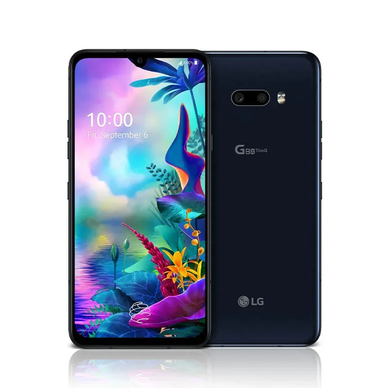 LG-G8X thinq androidスマートフォン,6.4インチ,オクタコア,6GB RAM, 128GB ROM,LTE,32.0mpリアカメラ,1sim,ロック解除,オリジナル