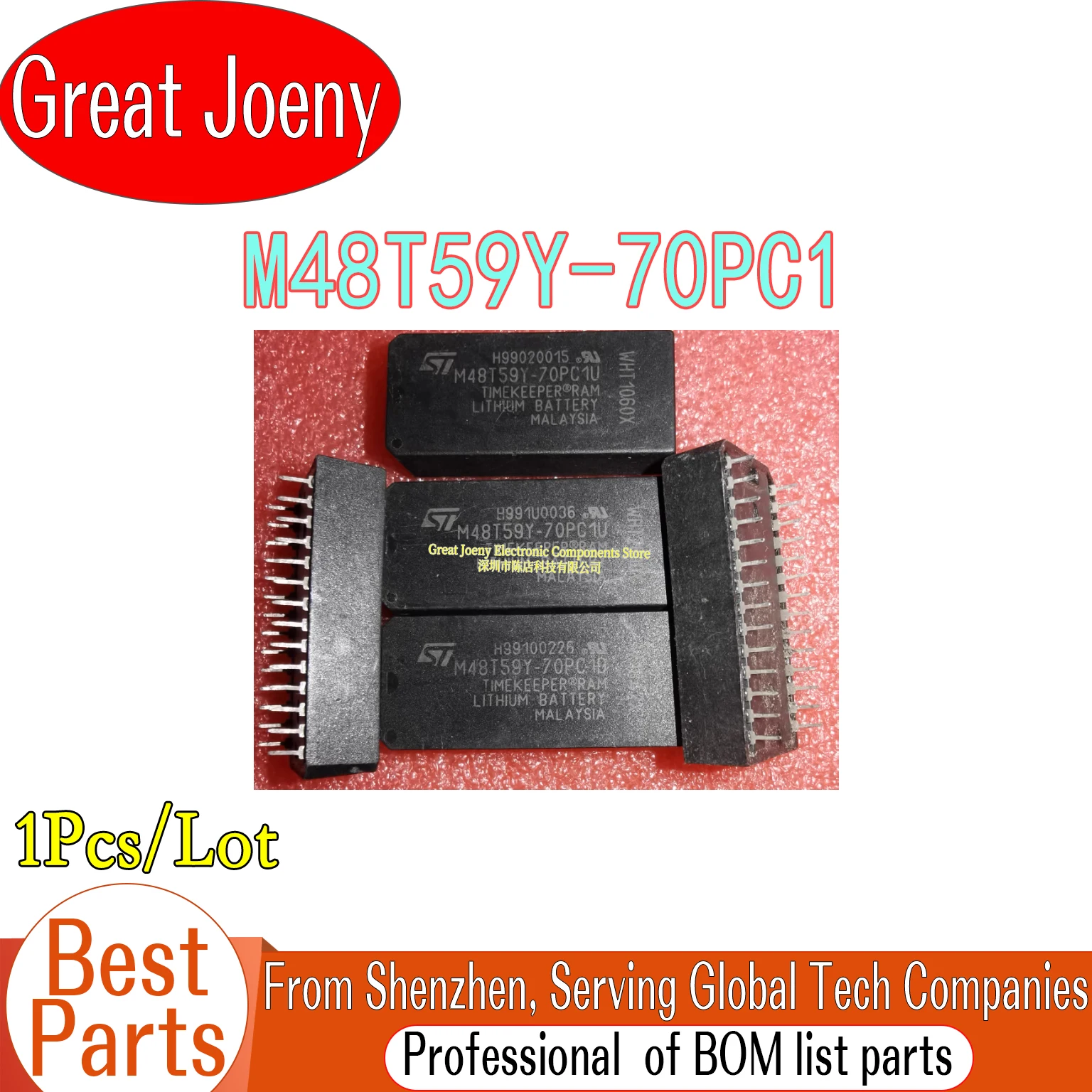 

M48T59Y M48T59Y-70PC1 M48T59 IC Chipset DIP-28