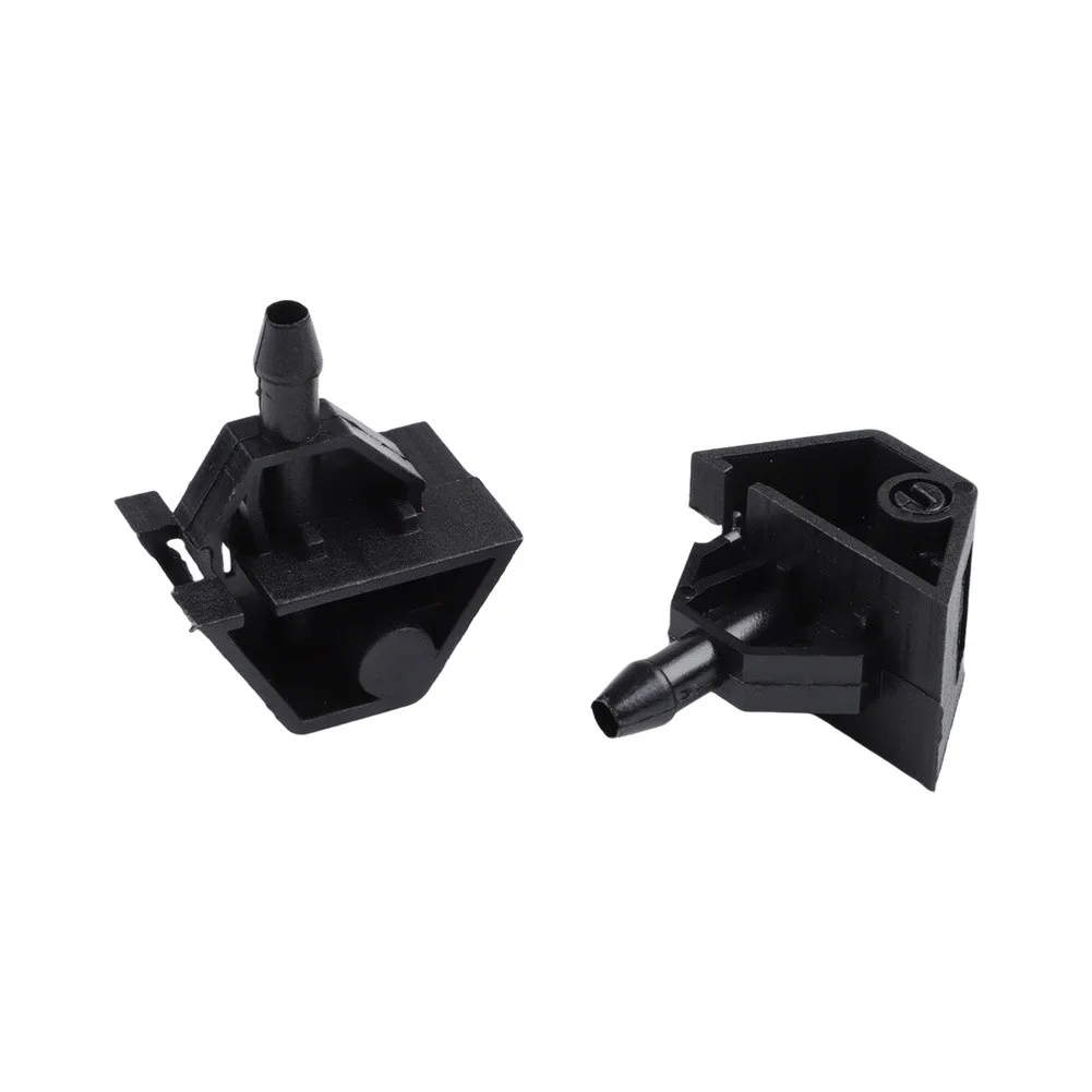 Clog-Resistant Nozzles Windscreen Washer Nozzles Adverse Weather 4cm*3.2cm*2.3cm Adjustable Spray Pattern For Nissan