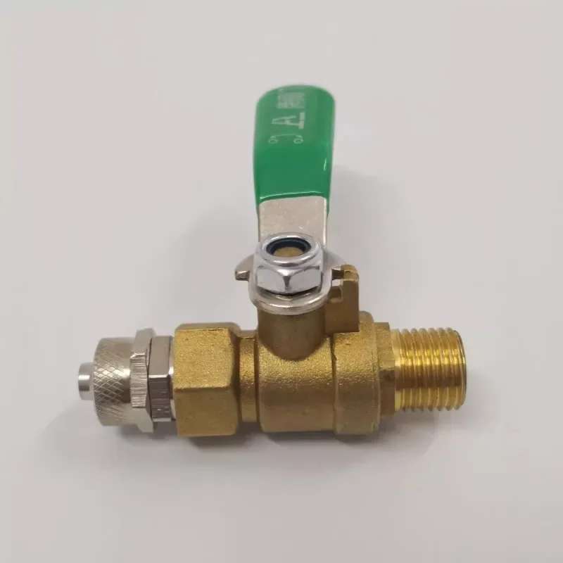 Dental Accessories Compressor Ball Valve Air Pump Switch 2 Tap Quick Screw 8mm Gas Pipe Silver New Product