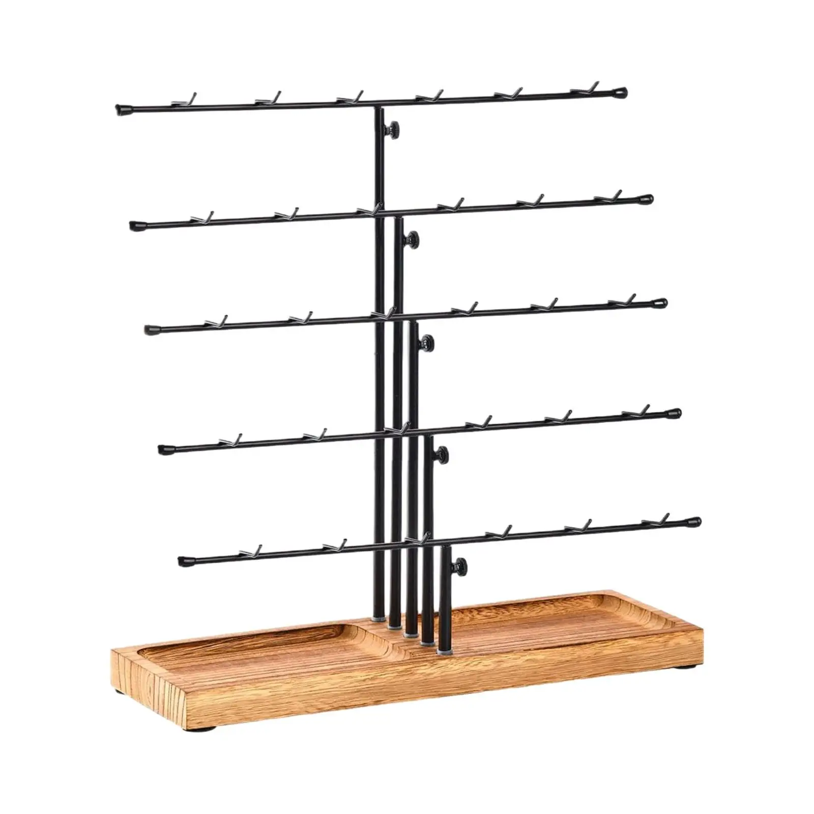 

Jewelry Organizer Decoration Wristband for Photography Necklace Holder Stand Black for Tabletop Home Living Room Bedroom Dorm