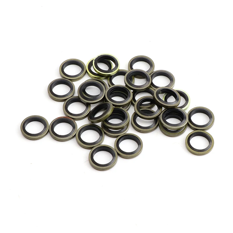 M8 M10 Banjo Bolt Oil Drain Screw Sealing Washer gaskets for Motorcycle Hydraulic clutch Brake Pump Brake Hose Caliper