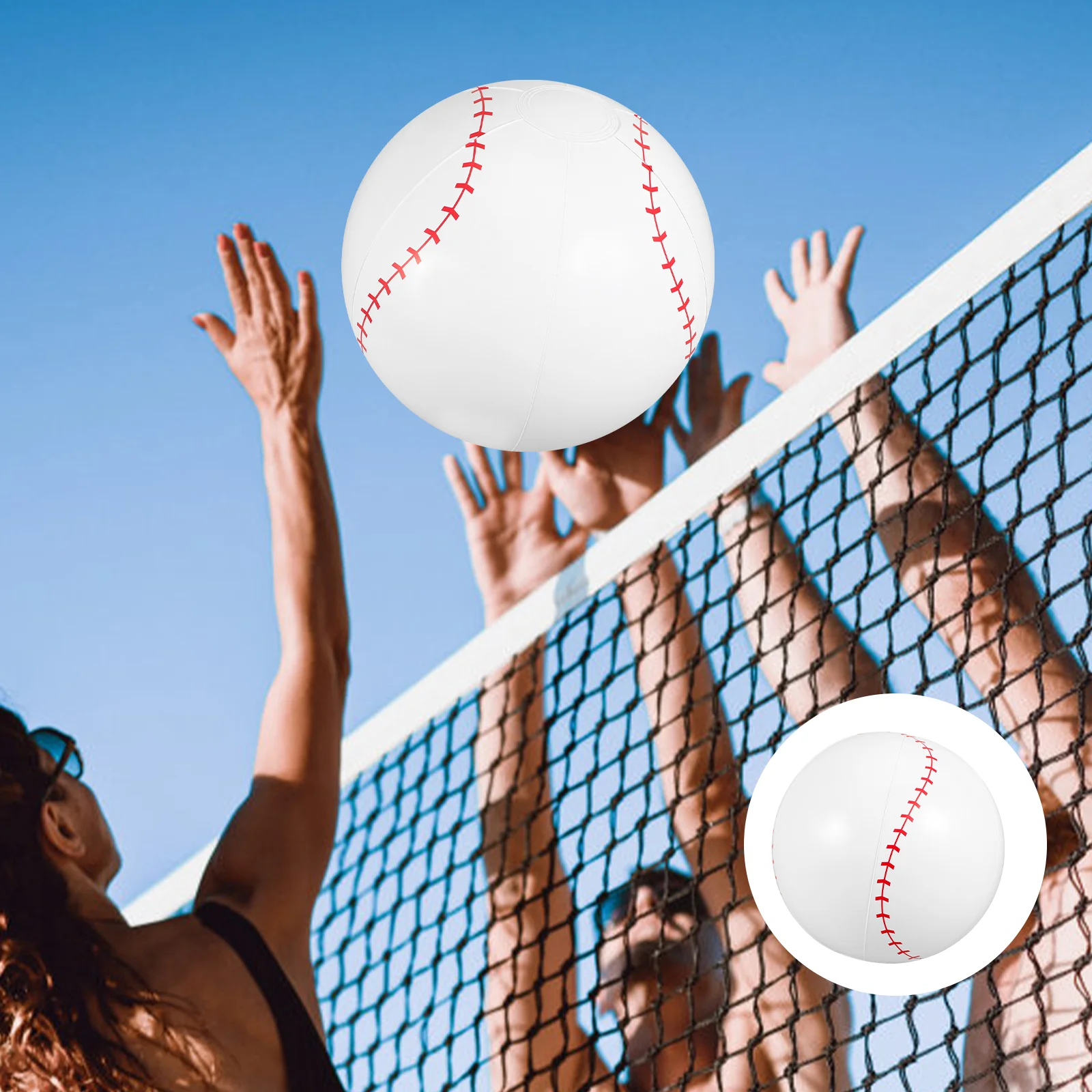 3 pezzi gonfiabili da baseball piscina all'aperto simulazione giocattoli da spiaggia giganti per palline galleggianti adolescenti bambino in PVC