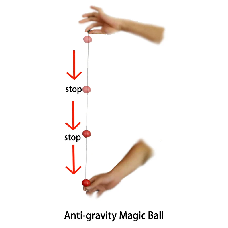 Magic Ball Violating Gravity Magic Trick Close Up Magic Kid Toy Levitated Ball Children Magic Toy Funny  Props Easy to do