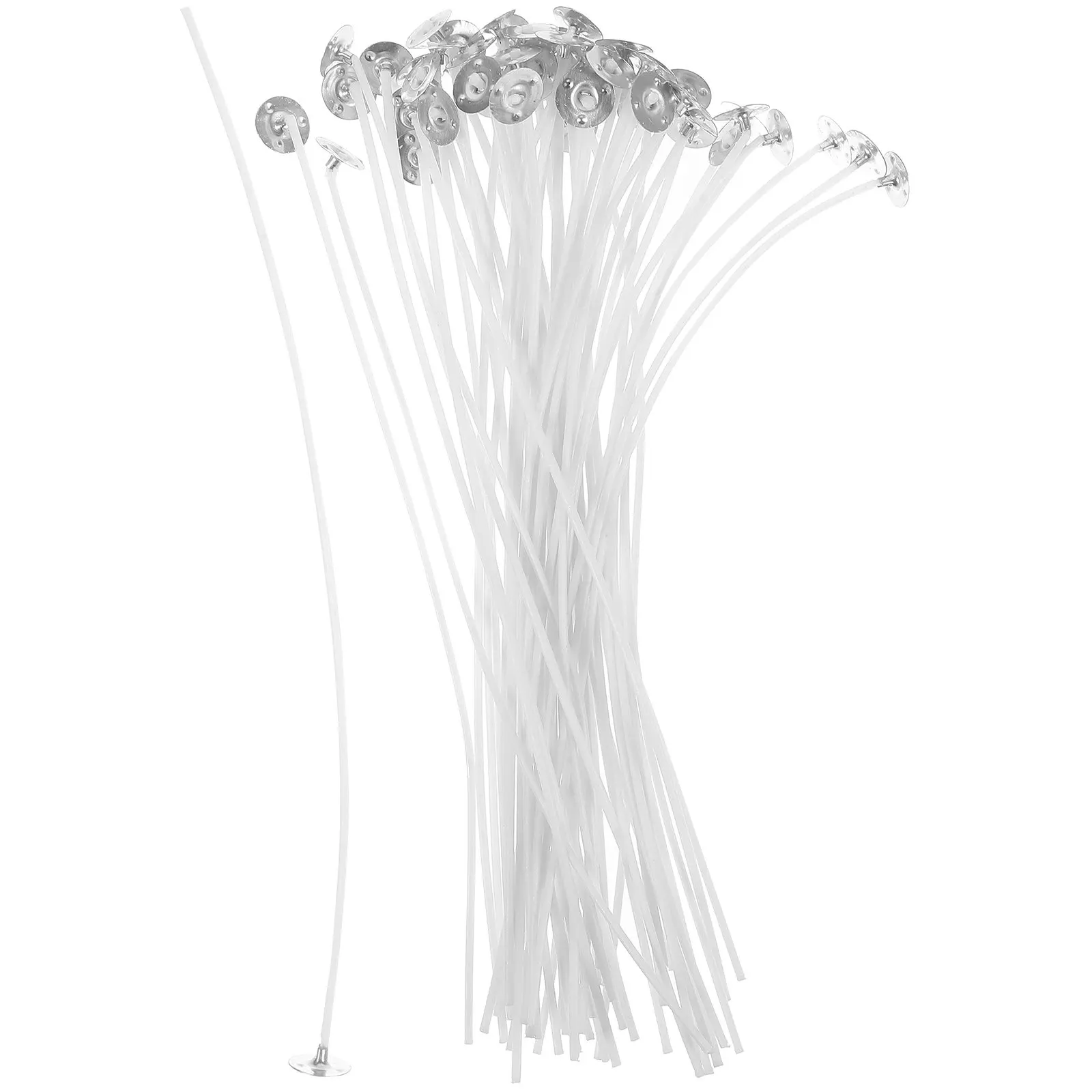 50Pcs DIY Making Wicks Cotton Wick Compact Portable Lightweight Comfortable Touch Wick for Scented Candles Paraffin Soy