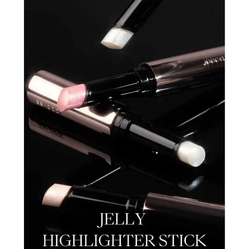 JOOCYEE Jelly Highlighter Stick Diamond Highlighter Champagne Cosmetics Shimmering Pearls Long-lasting Waterproof Face Makeup