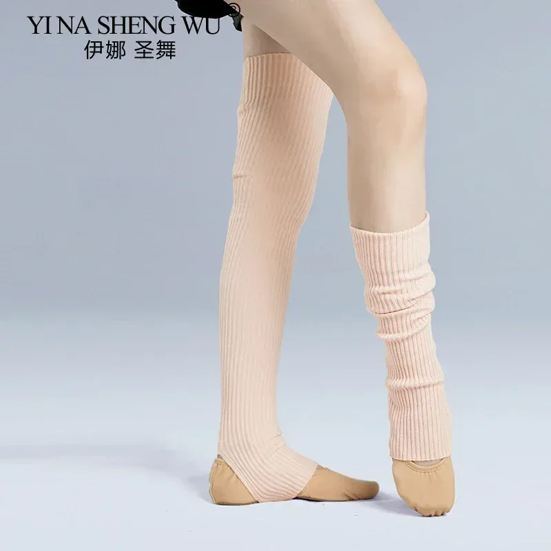 الفتيات النساء تخزين طويلة قصيرة طماق الدافئة الرقص محبوك تدفئة الساق المهنية الدافئة الباليه الجوارب لرقص الباليه