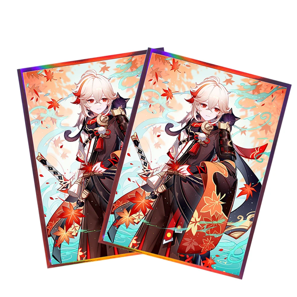 60PCS Standard Size Cute Anime Card Sleeves Protector for PTCG MGT Trading Card Sleeves for Game Card Outer Card Protectors