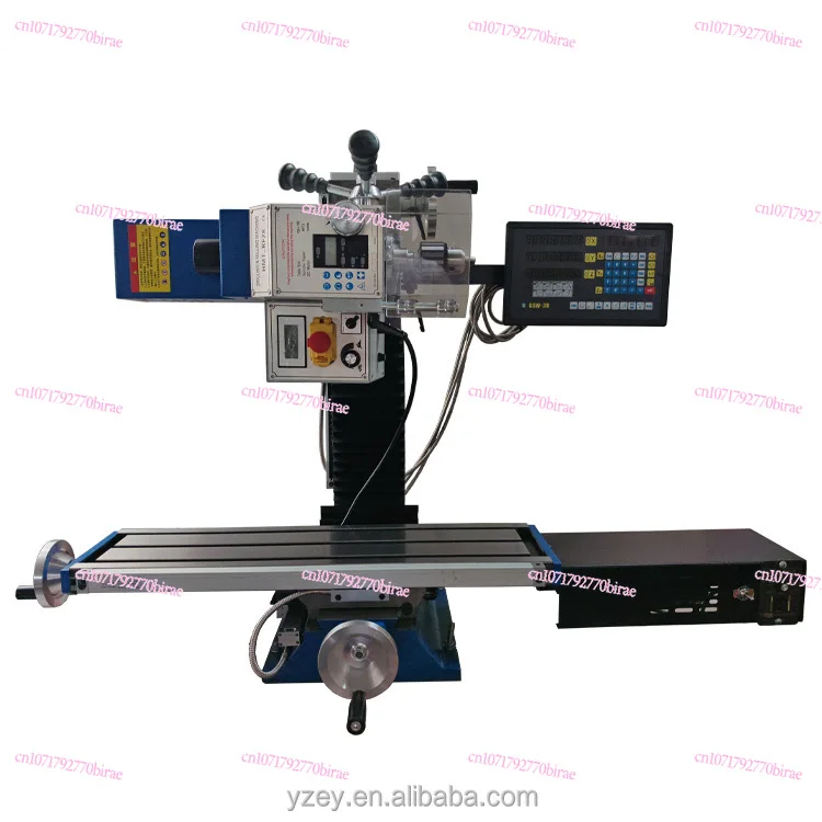 BF28 Automatic Tool Feeder, Mini  with Dro High-precision Manual Drilling and Milling Machine