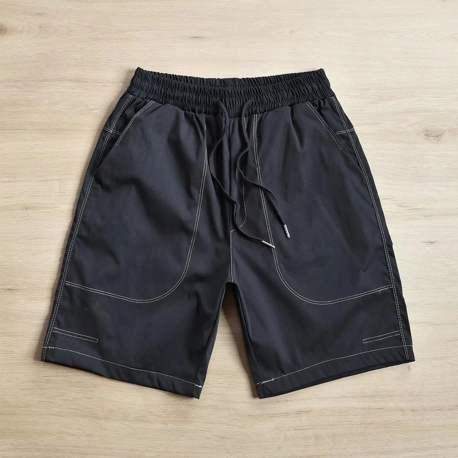 

Men's Casual Five-Point Color orts mid Waist Fit Summer Sport Pants Straight Leg Length Summer orts
