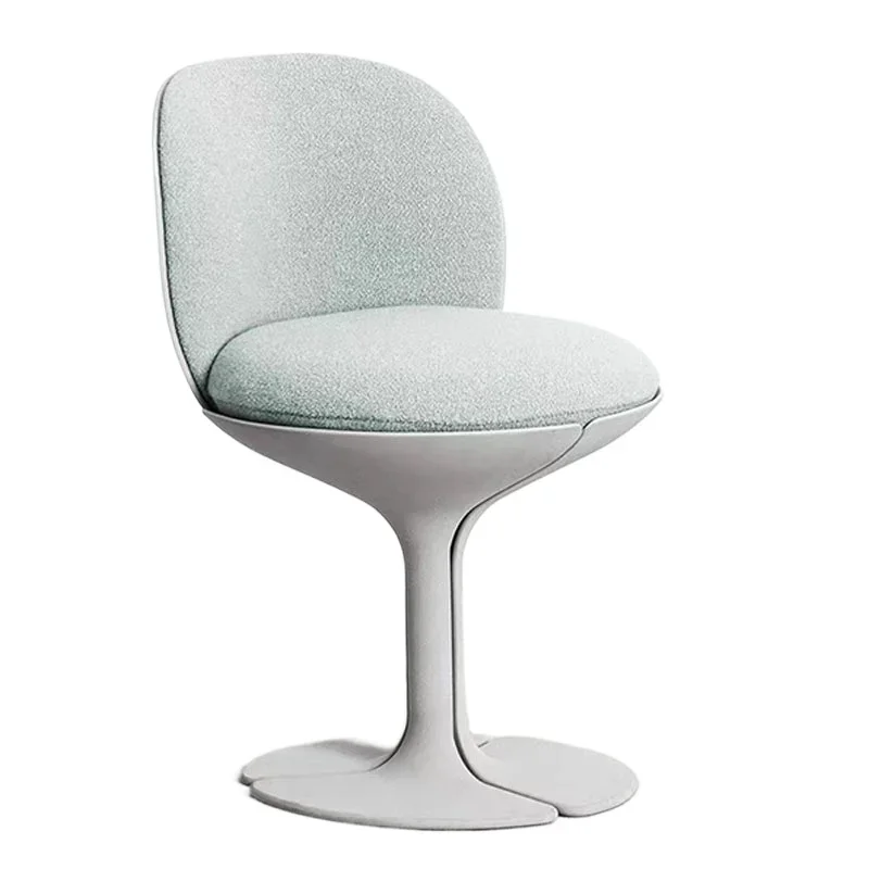 

Nordic modern creative fiberglass designer home dining chair, business simple personality single leisure chair