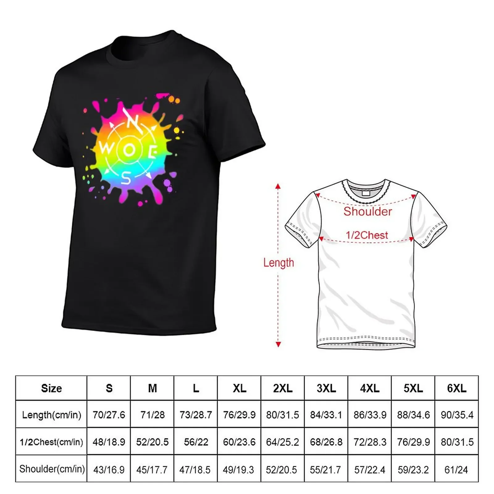 ONEWE Logo - Rainbow T-Shirt heavyweights tees tee shirts for men