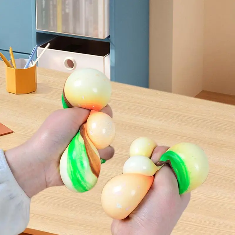 Stretchy Hamburger Toy para crianças e adultos, forma alimentar, relaxamento, portátil, realista, relaxamento, viagem