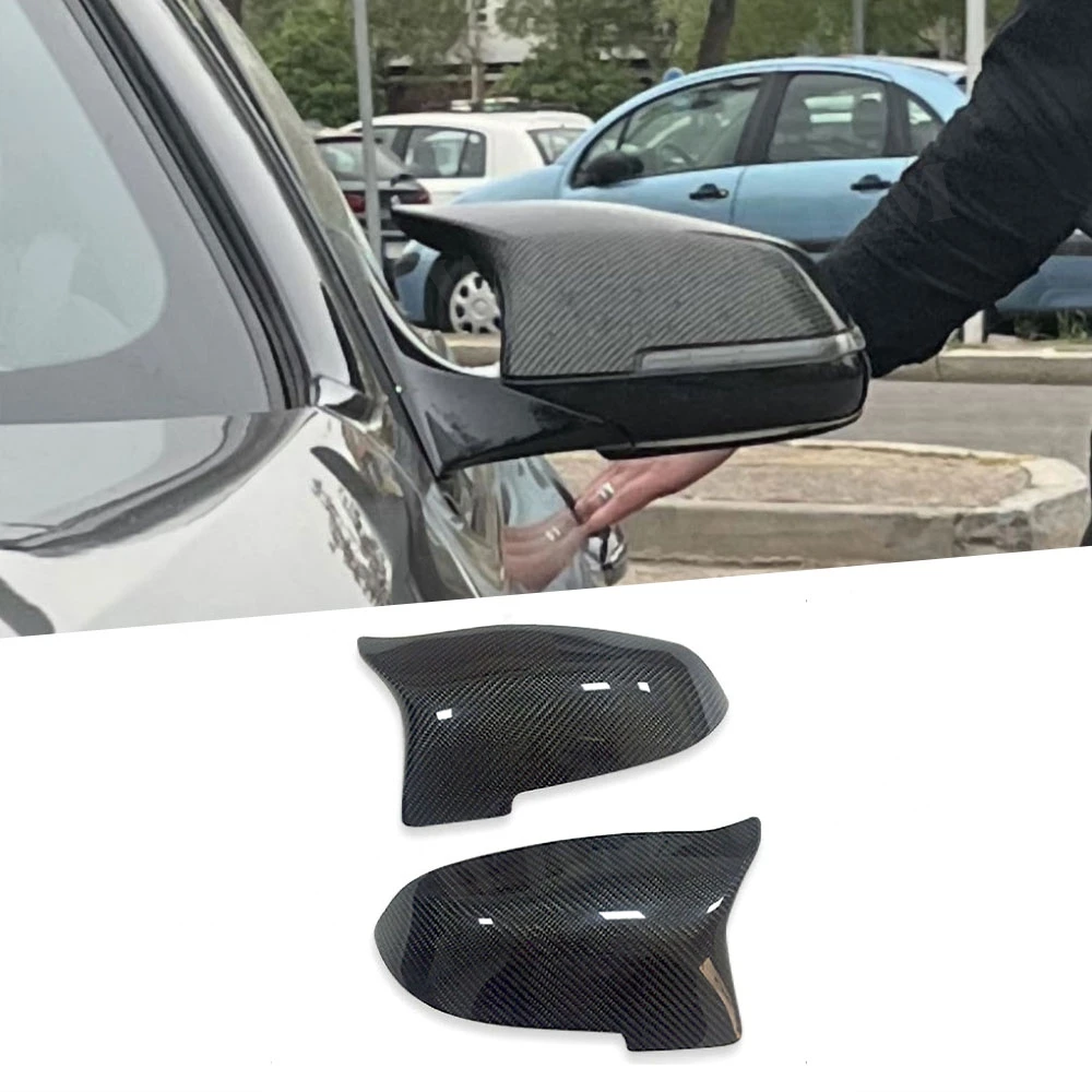 

2 шт. накладки на боковые зеркала заднего вида из карбона для BMW 5, 6, 7 серии F10, F12, F01, F02 2014-2019 гг.