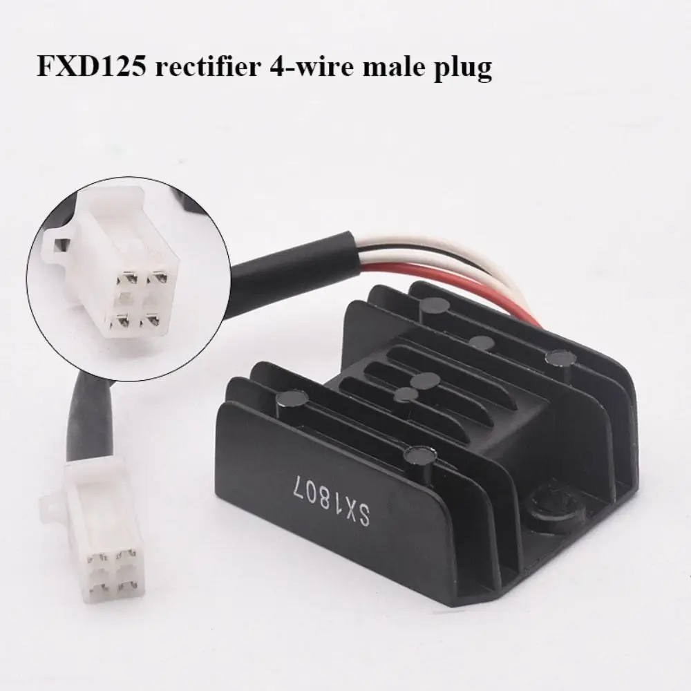 Qianjiang GY6 Guangyang Electrical Vehicle Parts DY110WYCG125FXD125 Black Plastic 5-wire Male Plug-in 9 Styles Voltage Regulator