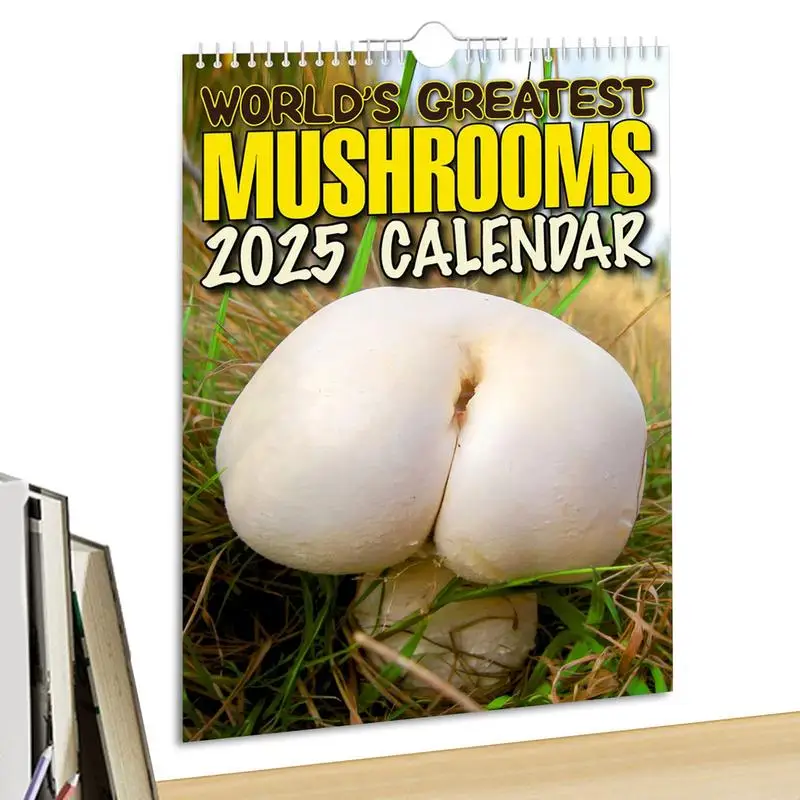 

Mushrooms Calendar Mushrooms Images Monthly Family & Daily Organizer Thick & Sturdy Paper Calendar Organizing & Planning