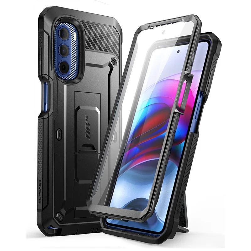 

For Moto G Stylus 5G Case 6.8" (2022) SUPCASE UB Pro With Built-in Screen Protector Full-Body Rugged Belt Clip & Kickstand Case