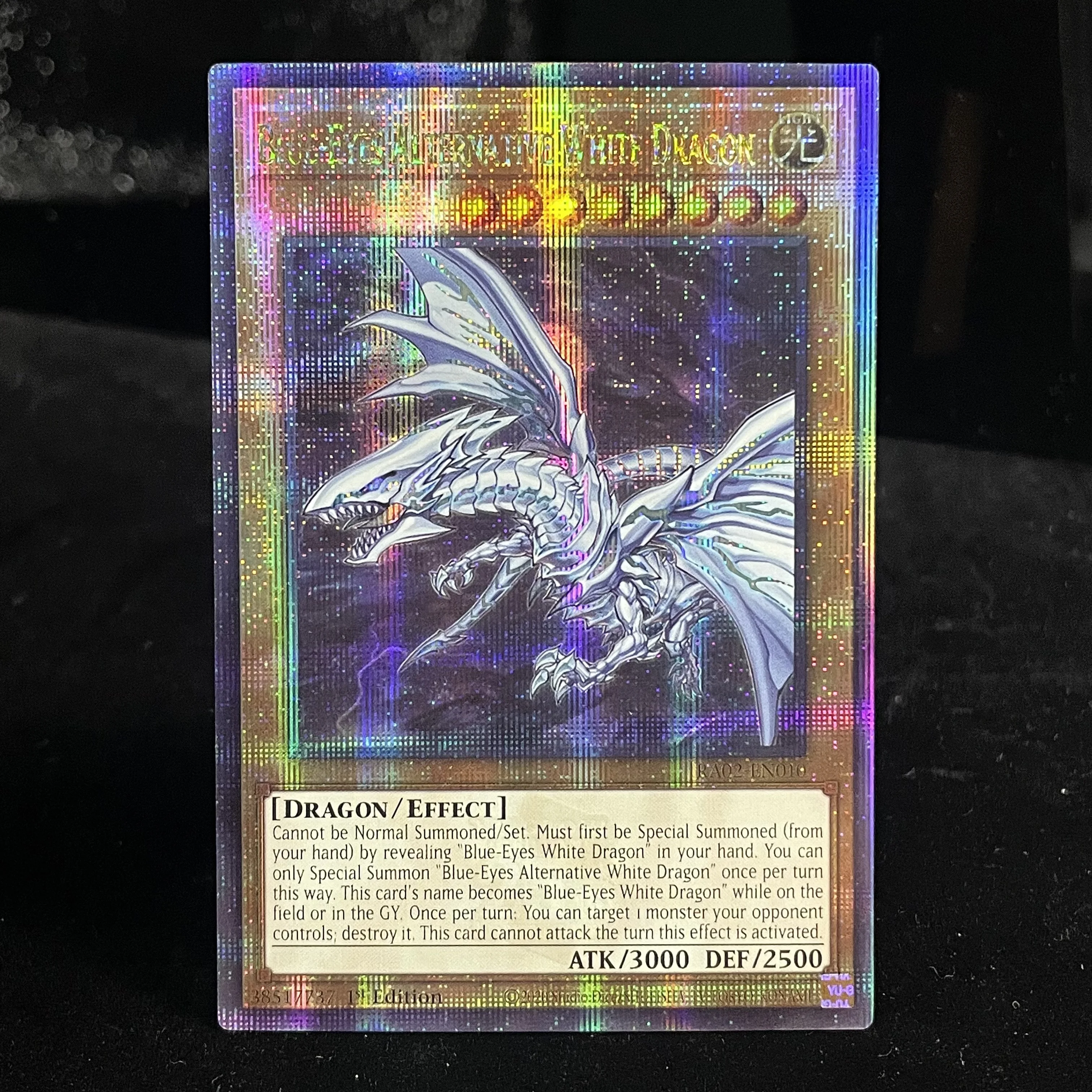 YuGiOh! Super Starslayer TY-PHON - Sky Crisis/Piccolo cavaliere/Occhi rossi Dragoon scuro/Drago bianco alternativo QCR 25th Carte fai da te