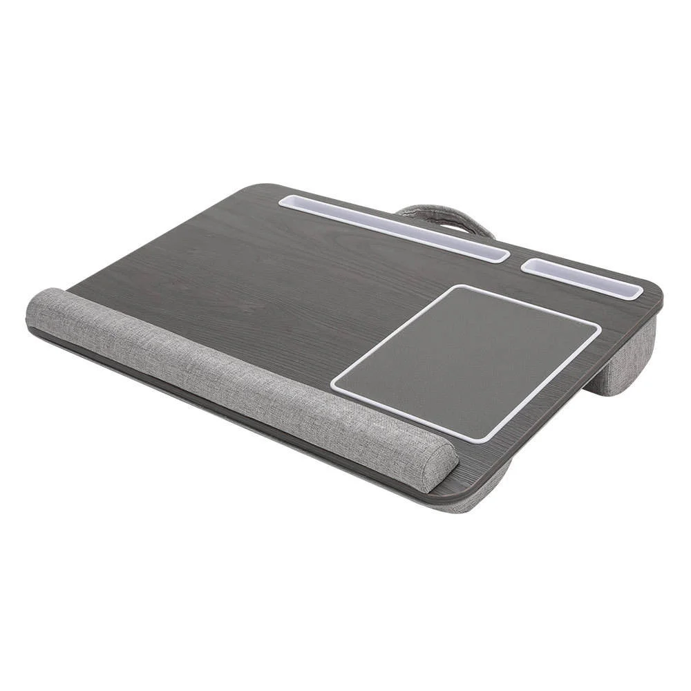 

Bamboo Laptop Computer Table, Density Board Small Table, Portable Bed Sofa with Movable Laptop Computer Table with Card Slot