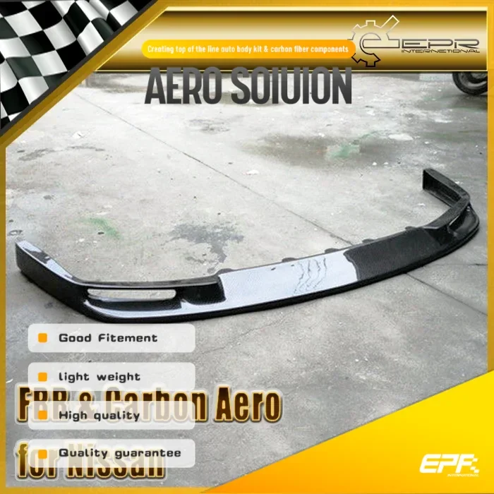 

Car Accessories For Skyline R33 92-95 GTR Carbon Fiber JUN Style Front Lip (fit standard GTR bumper only) Fibre Bumper Splitter