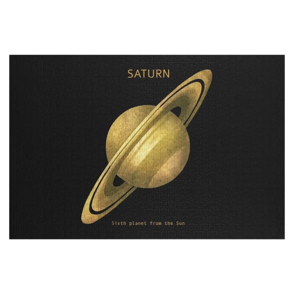 

Saturn Jigsaw Puzzle Custom Name Wood Custom Name Child Toy Photo Personalized Gifts Puzzle