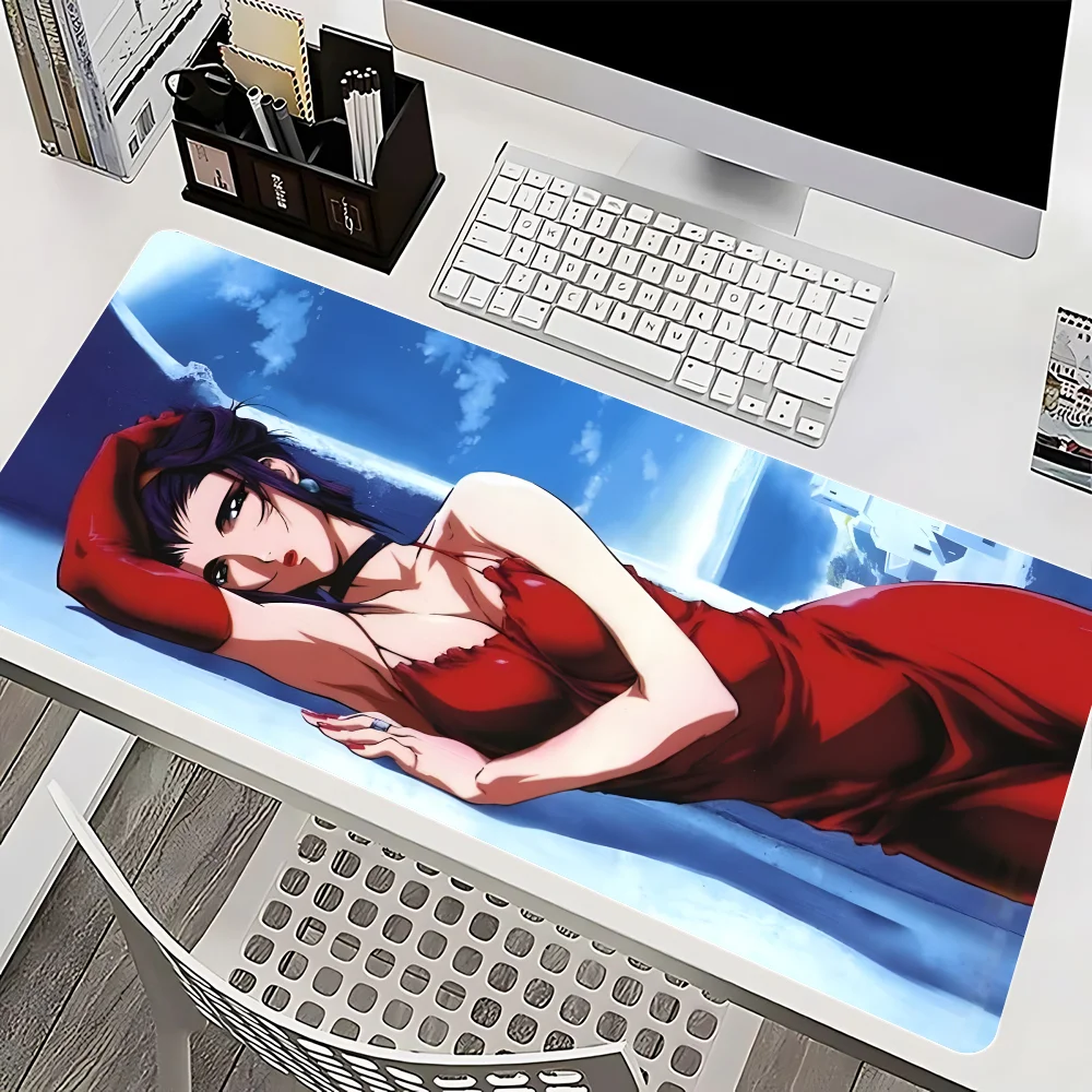 C-Cowboy B-Bebop Mousepad Mause Pad Mouses Rug Office Accessories Desk Mat Mousepad Keyboard Gaming Pc Mats Xxl Large Carpet