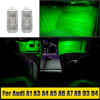 For Audi A1 8X A3 8V 8Y A4 B8 B9 A5 8T A6 C6 C7 C8 A7 A8 D3 D4 D5 Q2 Q3 8U F3 Q5 8R FY Q7 4L 4M Car Footwell Atmosphere Lights