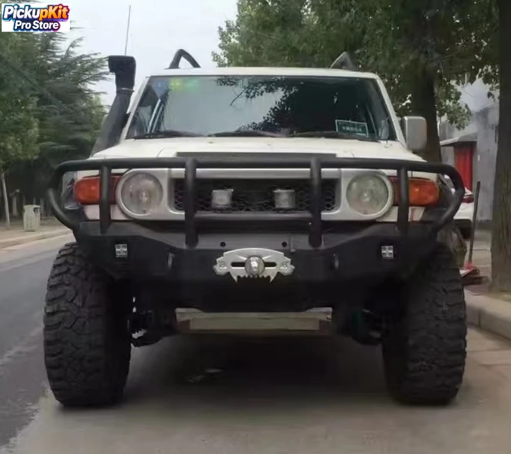 

FJ Cruiser Top-Grade Bumper Steel Bull Bar Nudge Bar Anti-Collision Guard