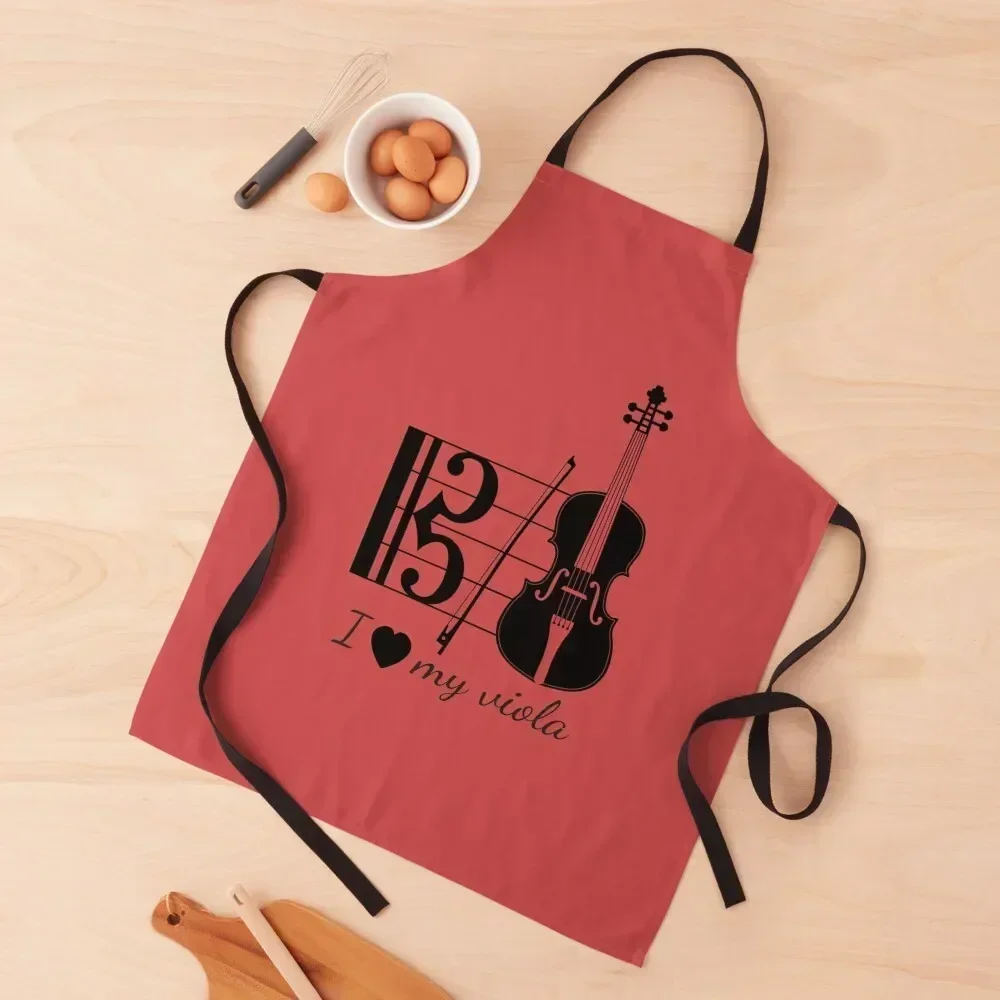 

Viola Design Colors Apron Customizable Woman Household Items Useful useful gadgets for home For Cooking Apron