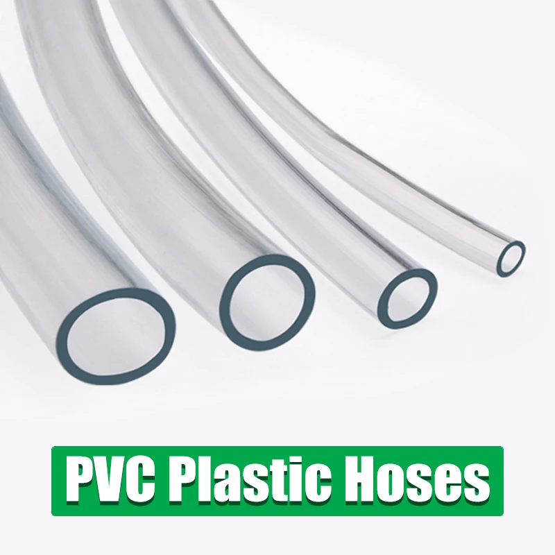 

1M/3M Transparent PVC Plastic Hoses High Quality Water Pump Tube 2 3 4 5 6 8 10 12 14 16 18 20 25mm Inner Diameter