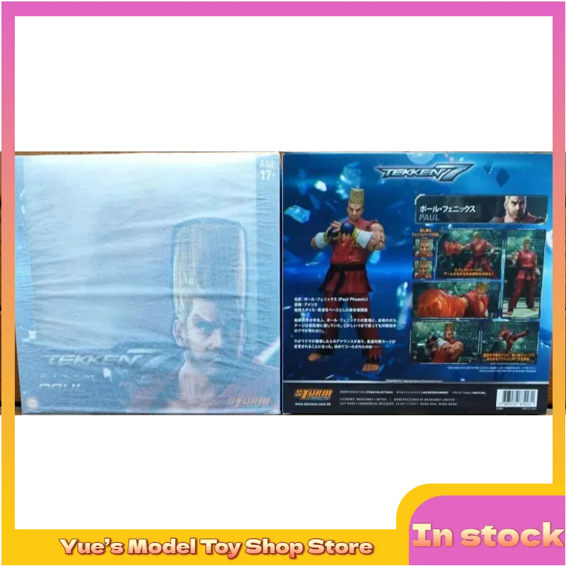 【En stock】1/12 Tekken 7 PAUL PHOENIX Paul Phoenix BNTK06 Figura de acción, modelo de anime, juguete de colección, regalo