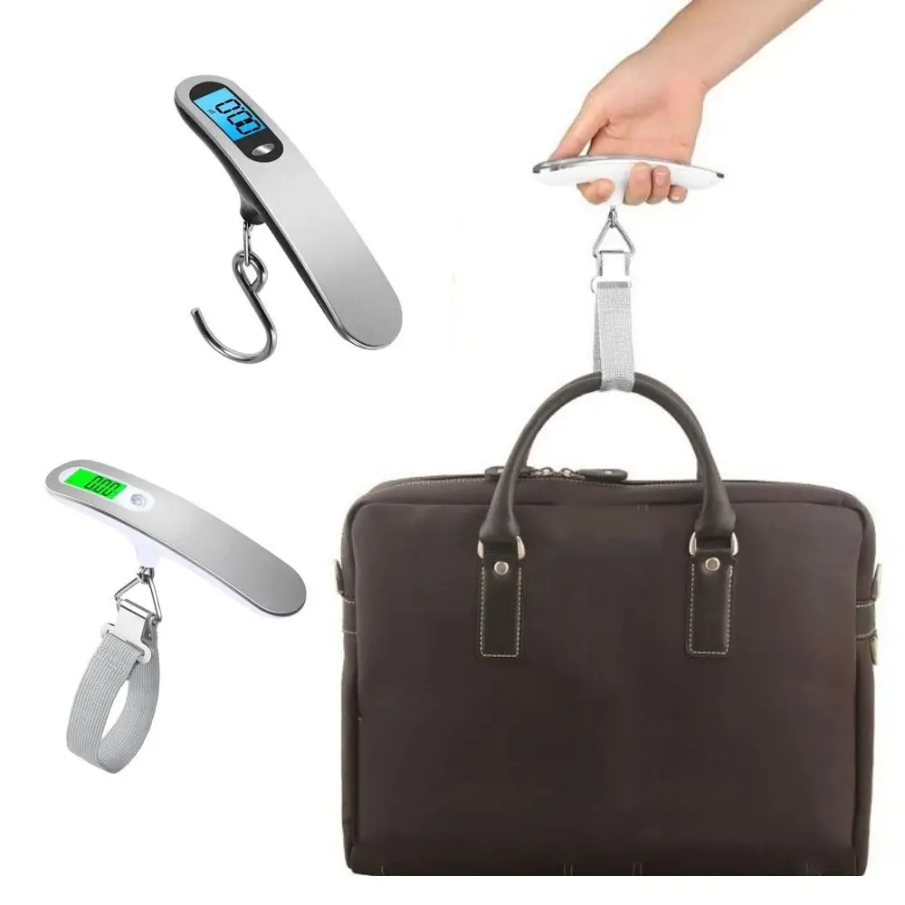 

Practical LCD Display Digital Luggage Scale Handheld High Precision Electronic Scale Hanging Baggage Weight Scale Travel
