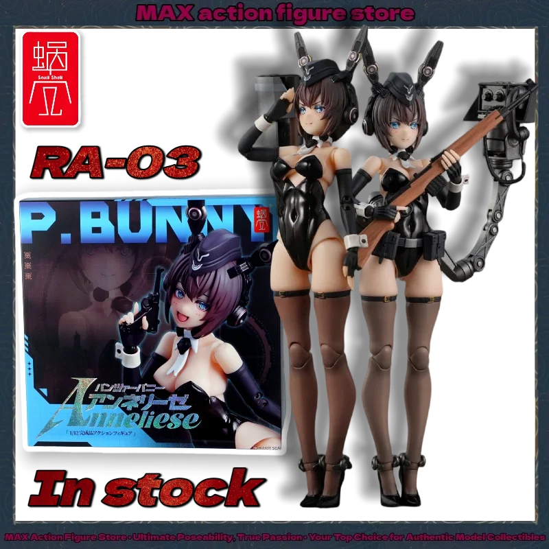 In Stock: Snail Shell RA-03 Panzer Bunny Anneliese 1/12 Scale Pre-Painted Action Figure Full Articulated Collectible Model