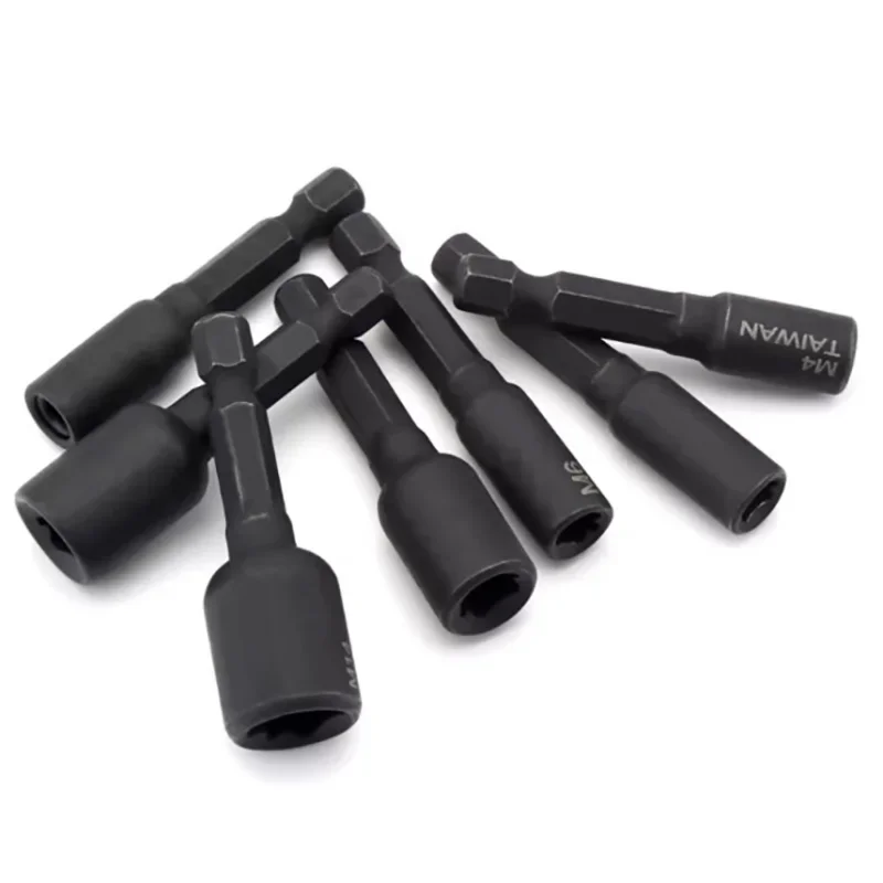 1/4 Hex Shank Metric Screw Tap Die Socket M4 to M16 Threading Tool Sleeve Moulds