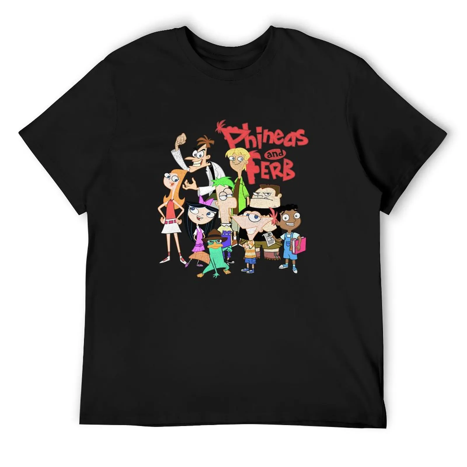 Phineas And Ferb The Group Logo T-Shirt