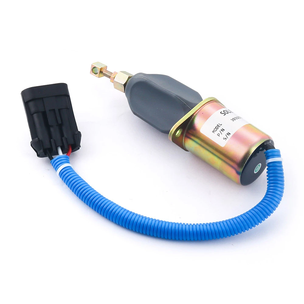 Voor Dodge Diesel Cummins Brandstofuitschakeling Solenoid Kit 3931570 5016244AA 5.9L 1994-1998 met Beugel - Vervangingsonderdeel voor Voertuig