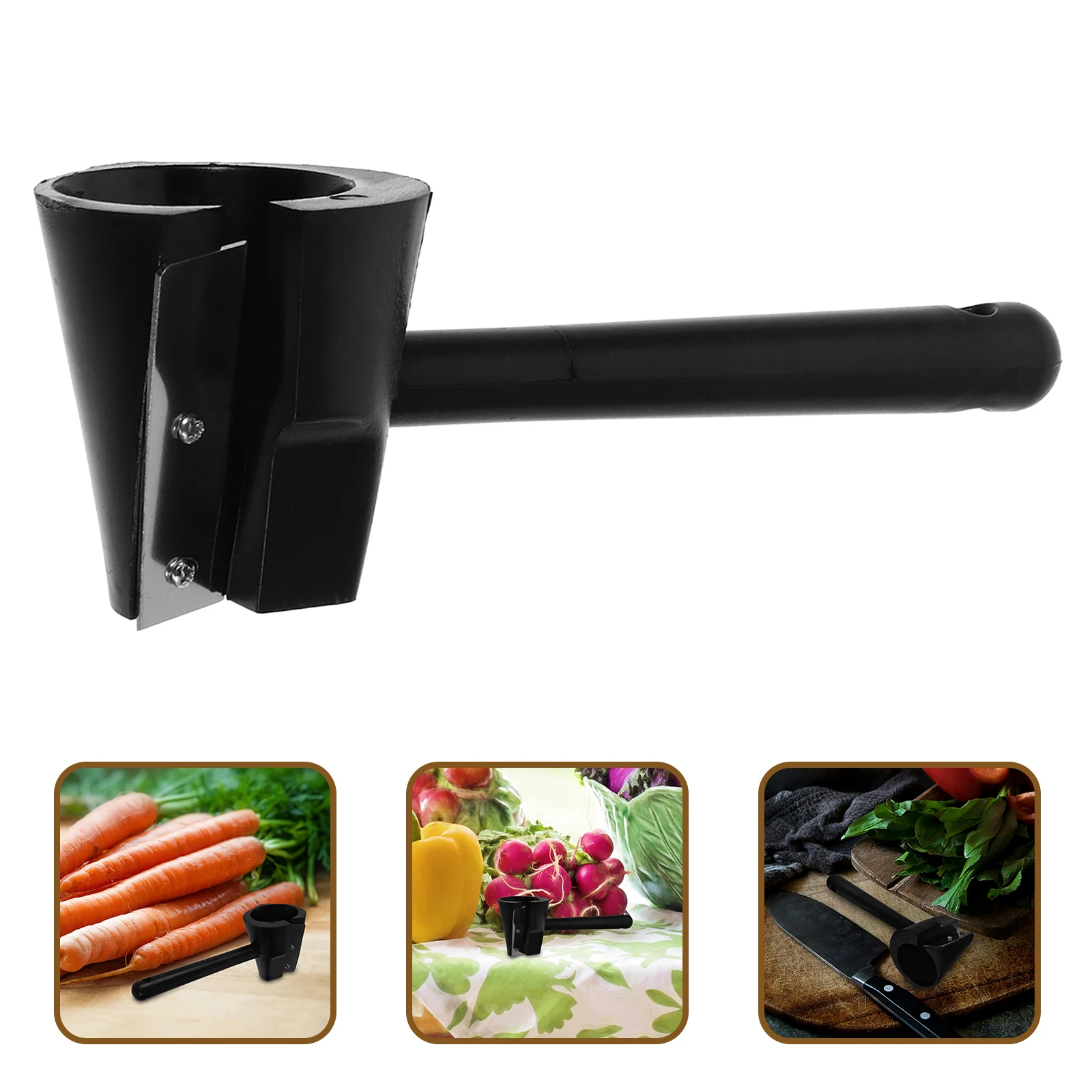 

Carrot Vegetable Peeler Manual Flower Maker Black Spiralizer Slicer Grater Sharpening Tool Veggie Curler Kitchen Utility