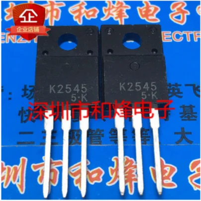  30PCS 50PCS   K2545 2SK2545  TO-220F 600V 6A