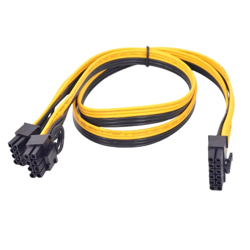 12Pin GPU Power Supply Adapter Cable 18AWG 12Pin to Two PCIE 8Pin 6+2pin Graphics Card Connector Modular Power Cord Dropship