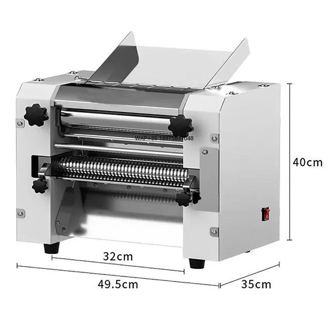 

Commercial Automatic Noodle Pressing Cutter Machine for Cutting and Pressing Dumpling Meat Steam Bun Wrappers