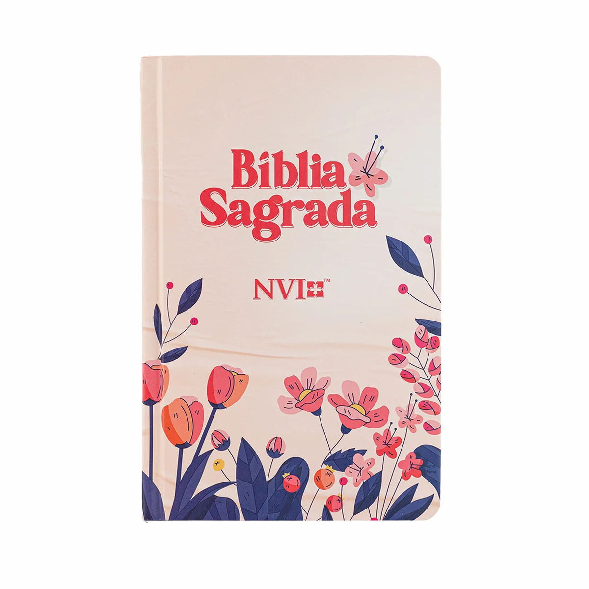 Holy Bible Slim-NVI-Floral Cartoon Hardcover