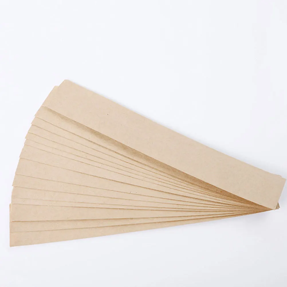 

200pcs Paper Chopstick Sleeve Disposable Waterproof Restaurant Takeout Wrapper Bag Utensil Tableware Case