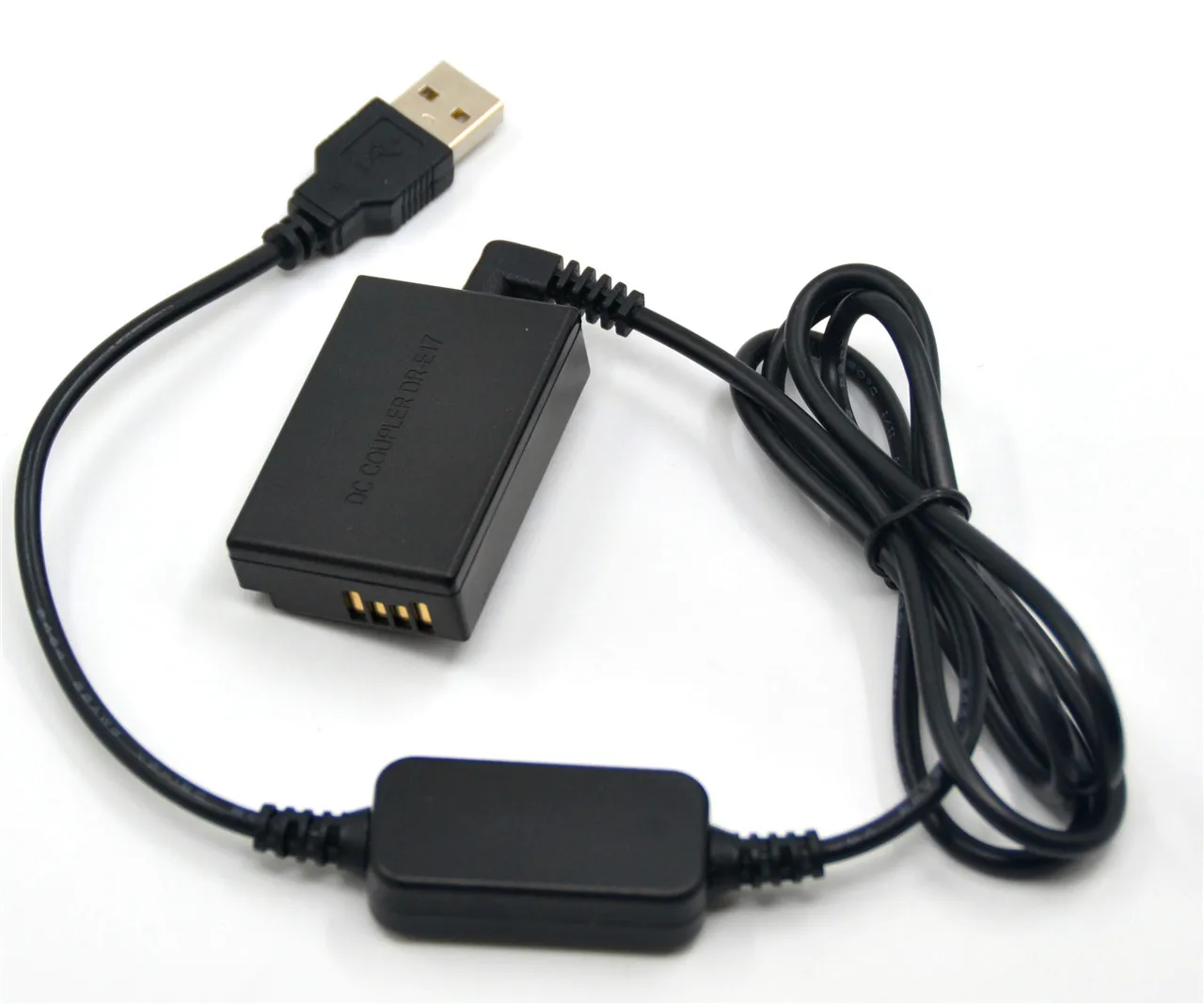 

LP-E17 Dummy Battery DR-E17 DC Coupler 5V USB Power Cable For Canon EOS M3 M5 M6 EOS-M3 EOS-M5 EOS-M6 Cameras