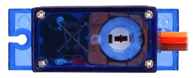 Fitec FS90R Mini Robot Servo Super Micro Rotation continue plastique ABS/PE avec télécommande modèles RC paquet inclus