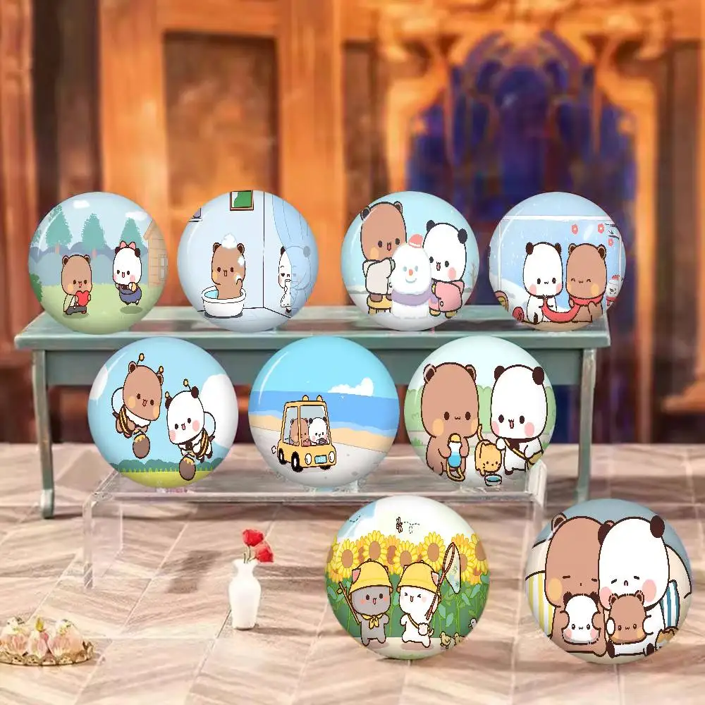 B-Bubu-Dudu Soft-Mellow Tinplate Pin Button Custom Anime Role Old-school Brooch Cartoon Collar Badge Jewelry Gift Fans