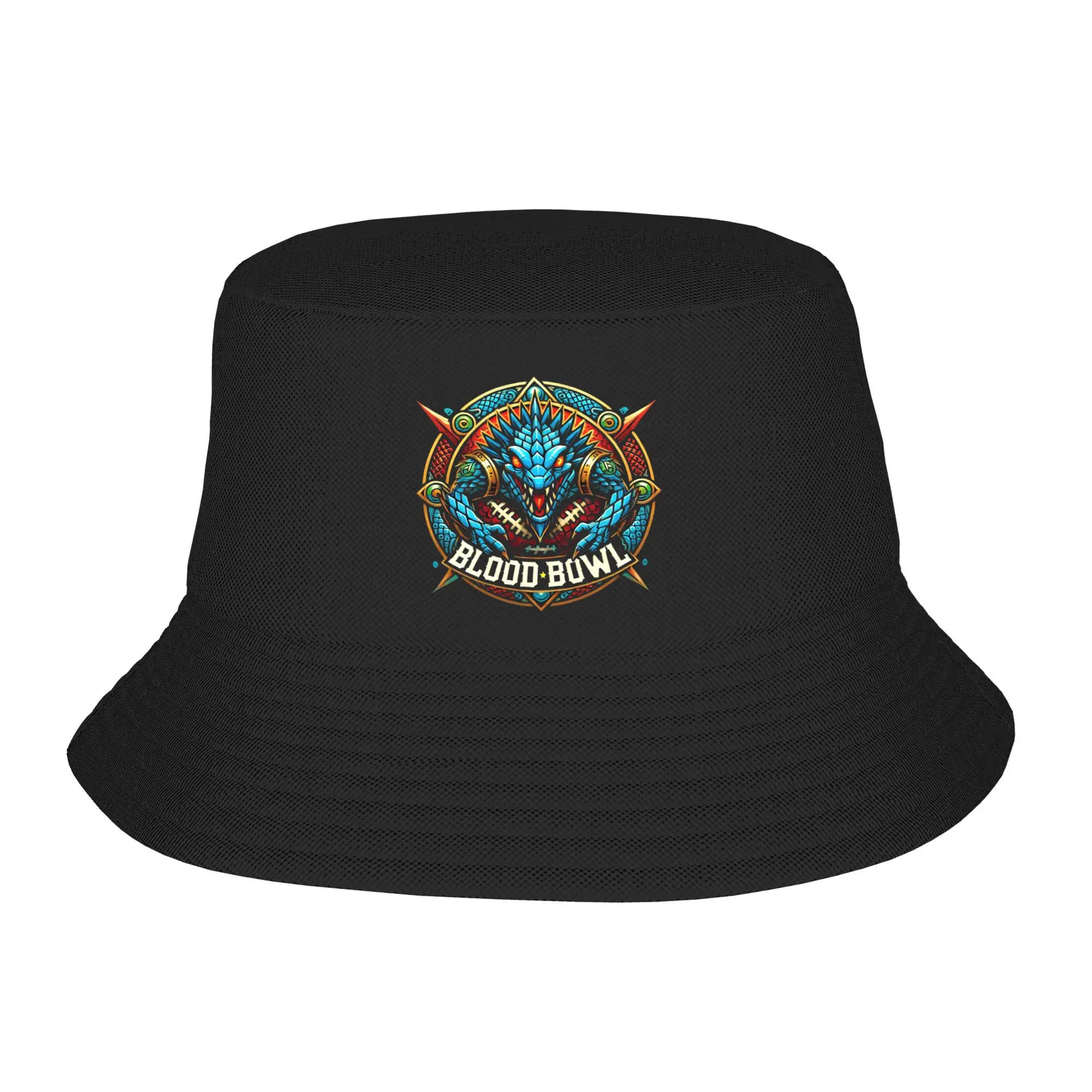 

Lagrt Blood Bowl Bucket Hat Panama Bob Hats Outdoor Fashion Reversible For Summer Beach Fishing Unisex Fisherman Caps