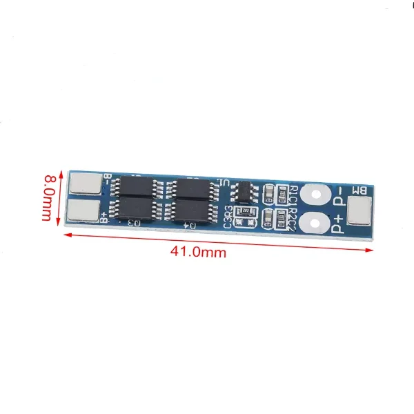 2S 7.4V 18650 lithium battery 8A working current 16A current limiting protection board module