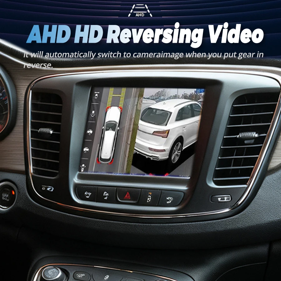 8.4inch Stereo Wireless Carplay Video Player For CHRYSLER 200 Bluetooth GPS Navigation DSP WiFi 4G Android 15 Car Radio Screen