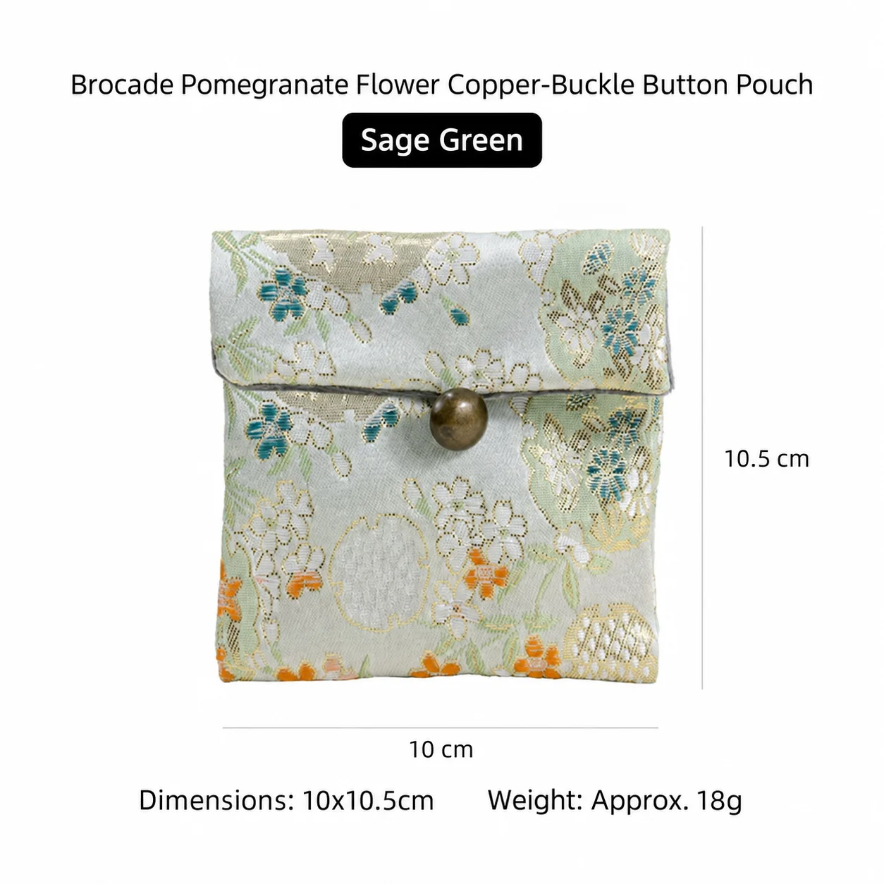 Brocade Jewelry Pouch Brocade Necklace Storage Pouch Velvet Lined Jewelry Pouch Floral Brocade Ornament Bag For The Go Jewelry