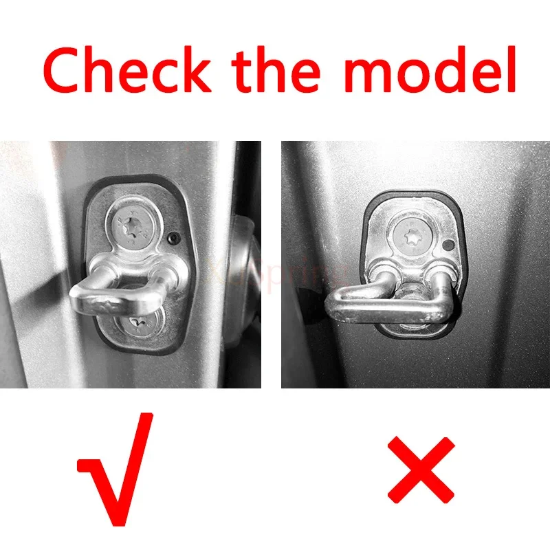 4pcs Door Lock Covers For Peugeot 108 208 301 308 408 508 2008 3008 5008 Caps Protective Case Stickers Accessories Styling